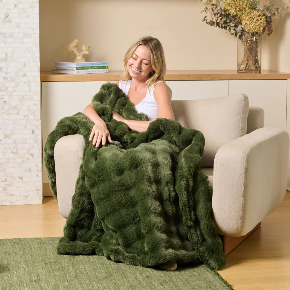 Cosmic Wave Throw Blanket - Image 15