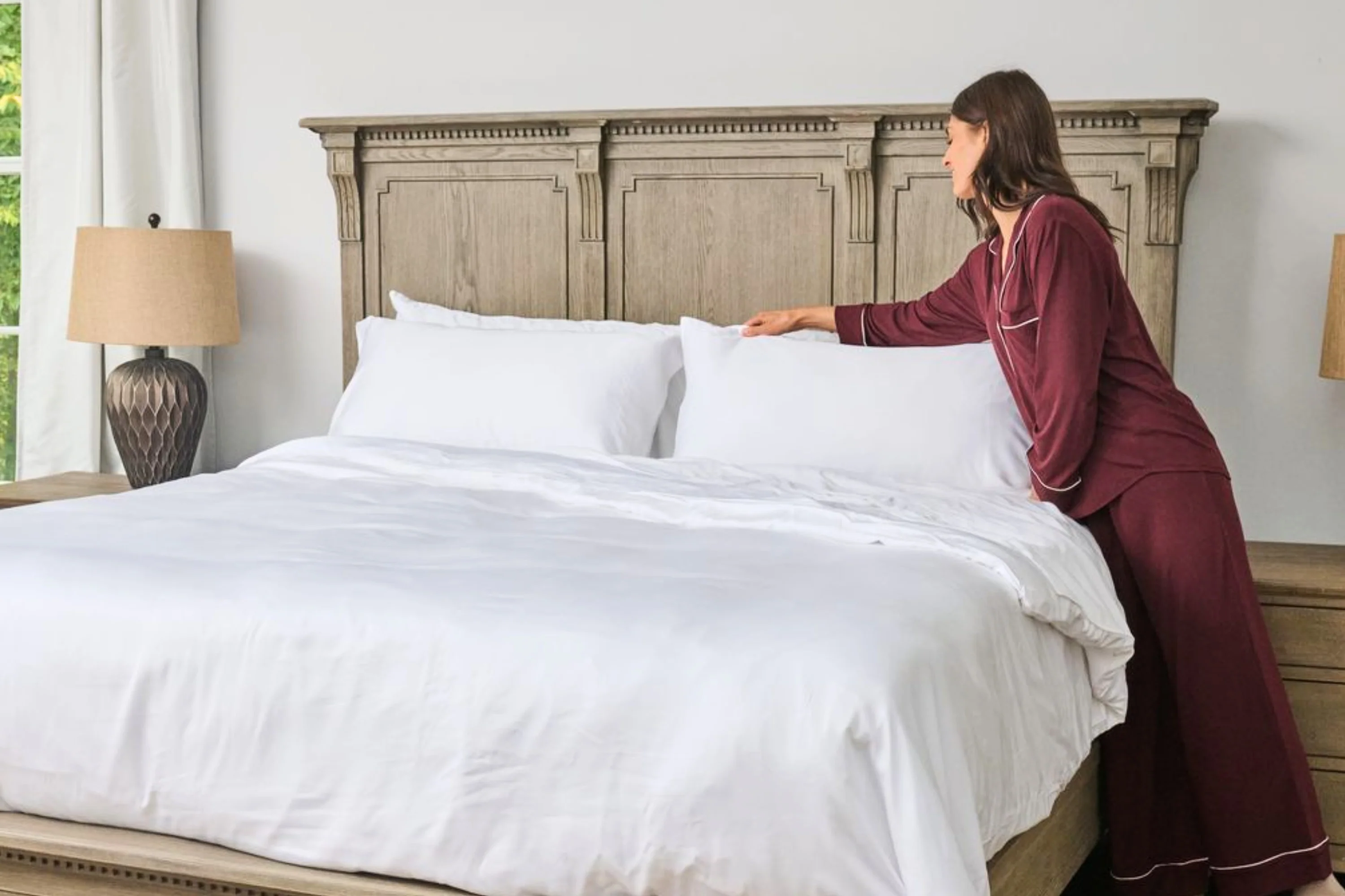 Cloud Fill Down Feather Pillow - Image 3